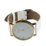 New Style Faux Ladies Casual Leather Quartz Watch