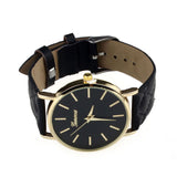 New Style Faux Ladies Casual Leather Quartz Watch