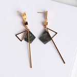 Simple Temperament Geometry Drop Earrings