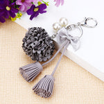 Cloth Flower Key Ring For Lady Couple Bag