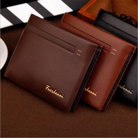 Pure Leather Money Credit Card Holder Wallet