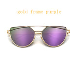 Vintage Style Rose Gold Mirror Sunglasses