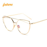 Vintage Style Rose Gold Mirror Sunglasses